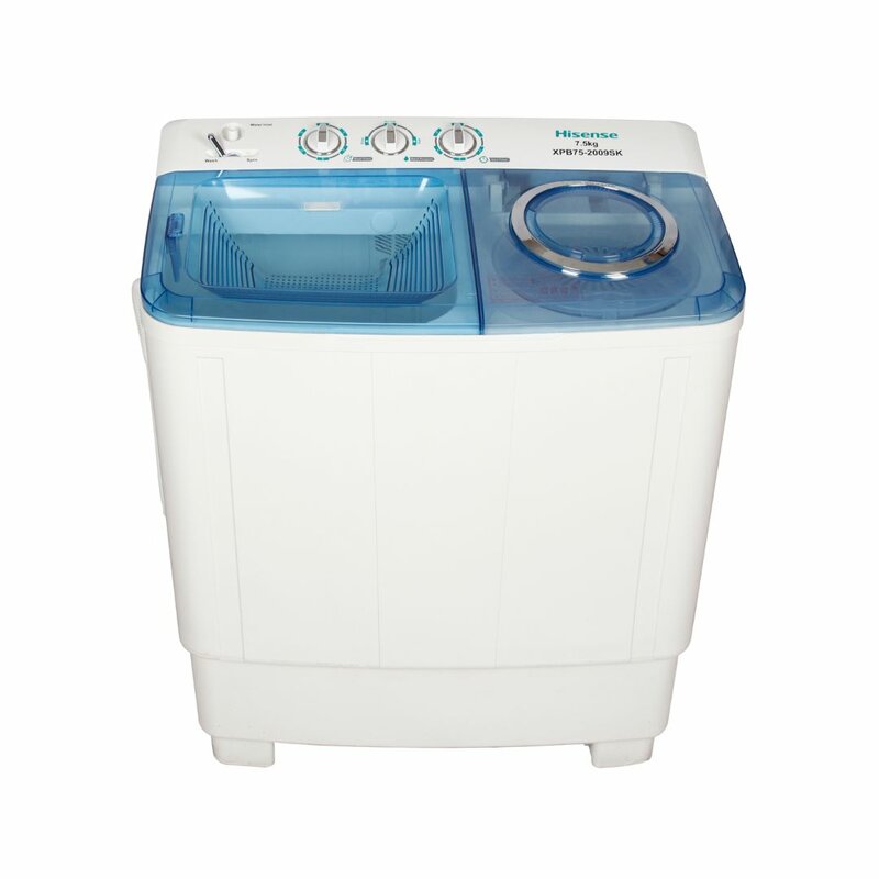 Hisense WSRB113W Twin Tub 11kg Washing Machine Home Appliances