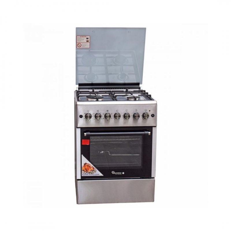 RAMTONS 4GAS+ELECTRIC OVEN 60X60 STAINLESS STEEL COOKER RF/492 Home