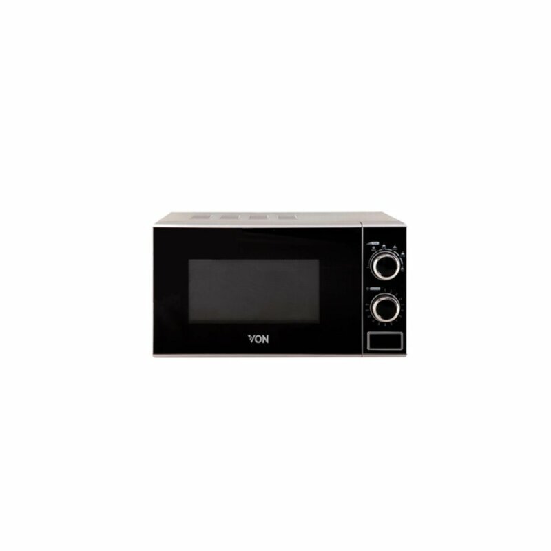 Von VAMS20MGS Microwave Oven Solo 20L Silver Home Appliances