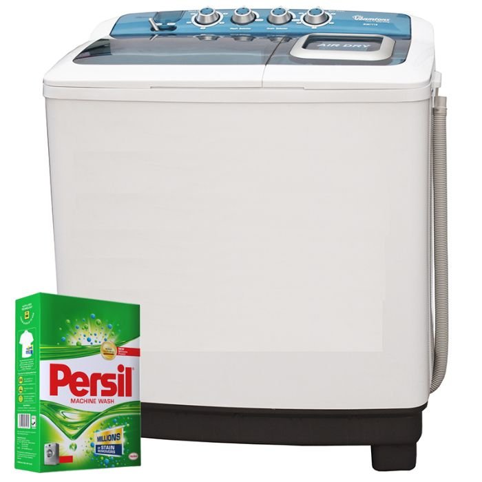 RAMTONS TWIN TUB SEMI AUTOMATIC 10KG/8.5KG WASHER + FREE PERSIL POWDER
