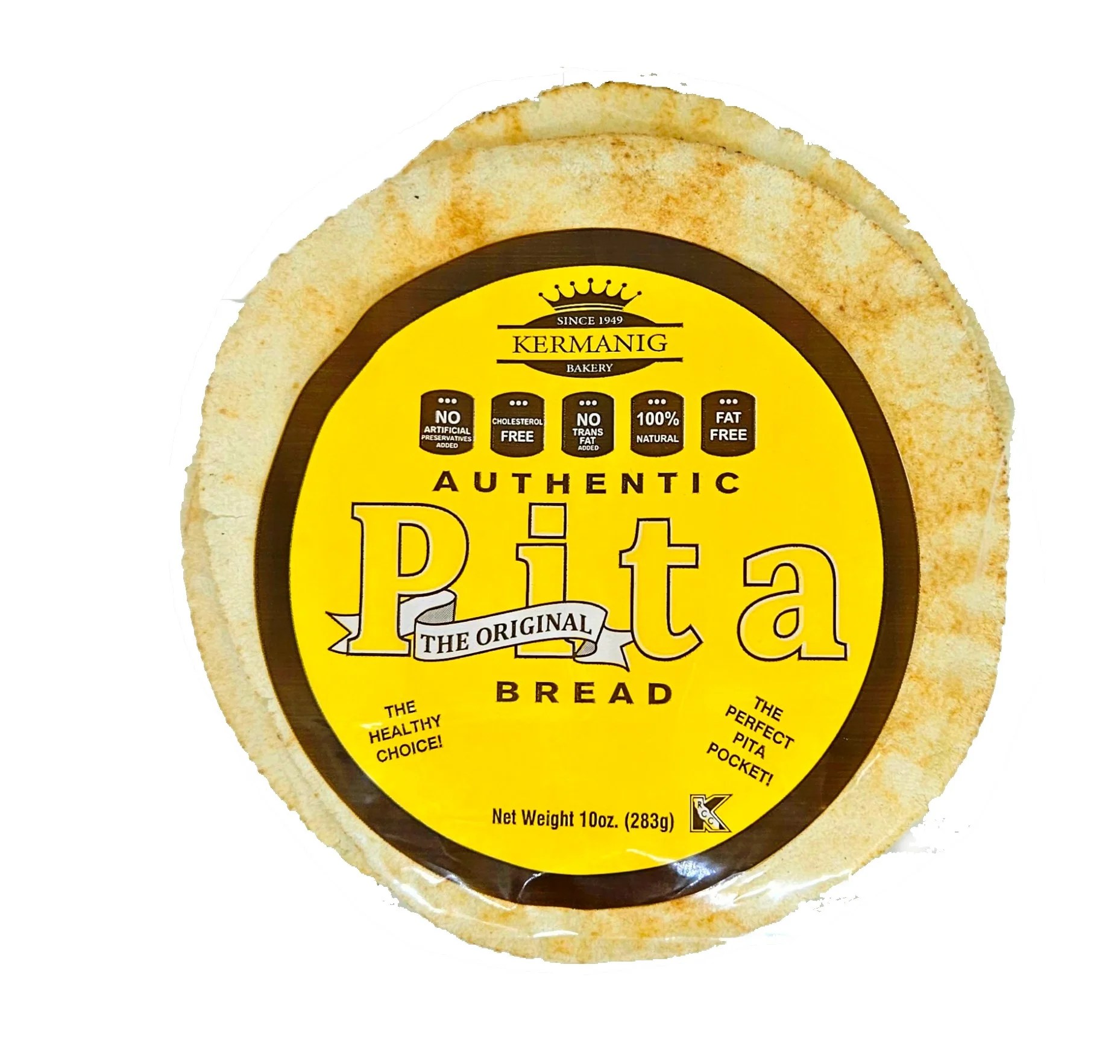 6" Small White Pita (6 Pieces) Kermanig Bakery