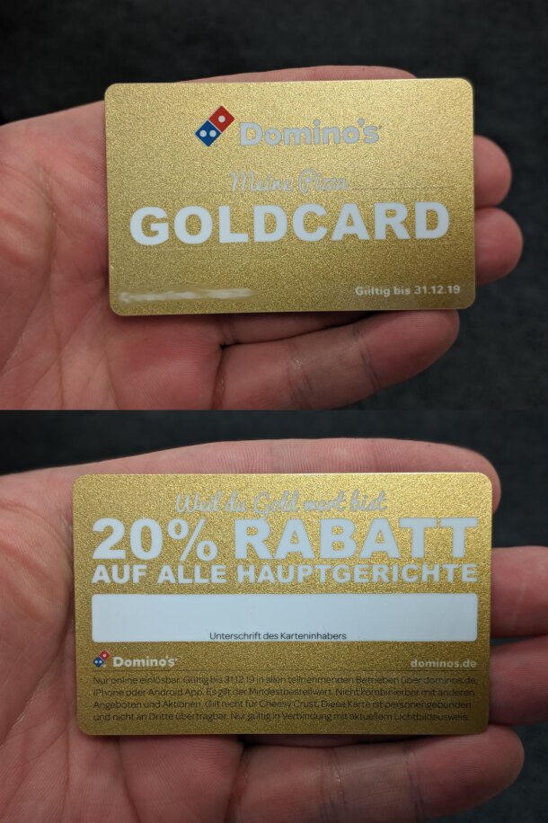 Dominos´s Goldcard =KernelError=