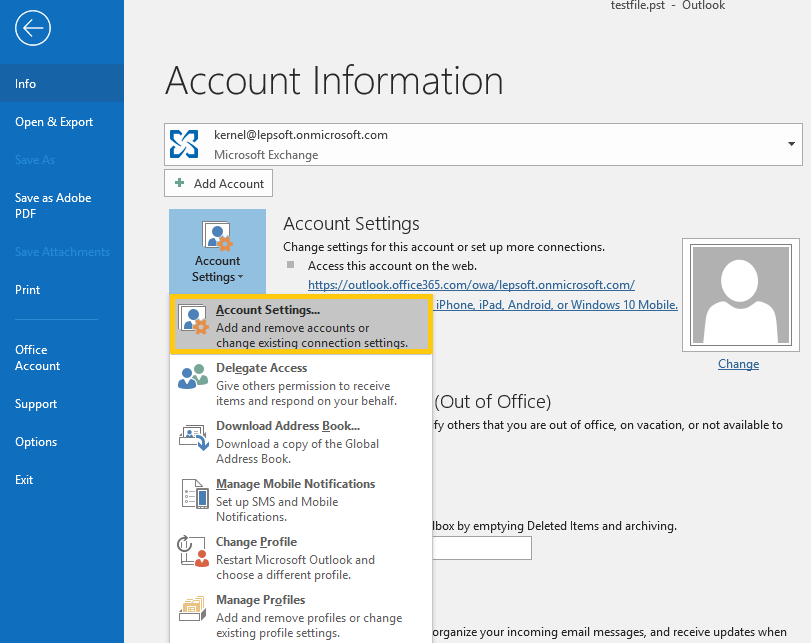 Fix the Outlook Error “This Outlook data file is already in use in the