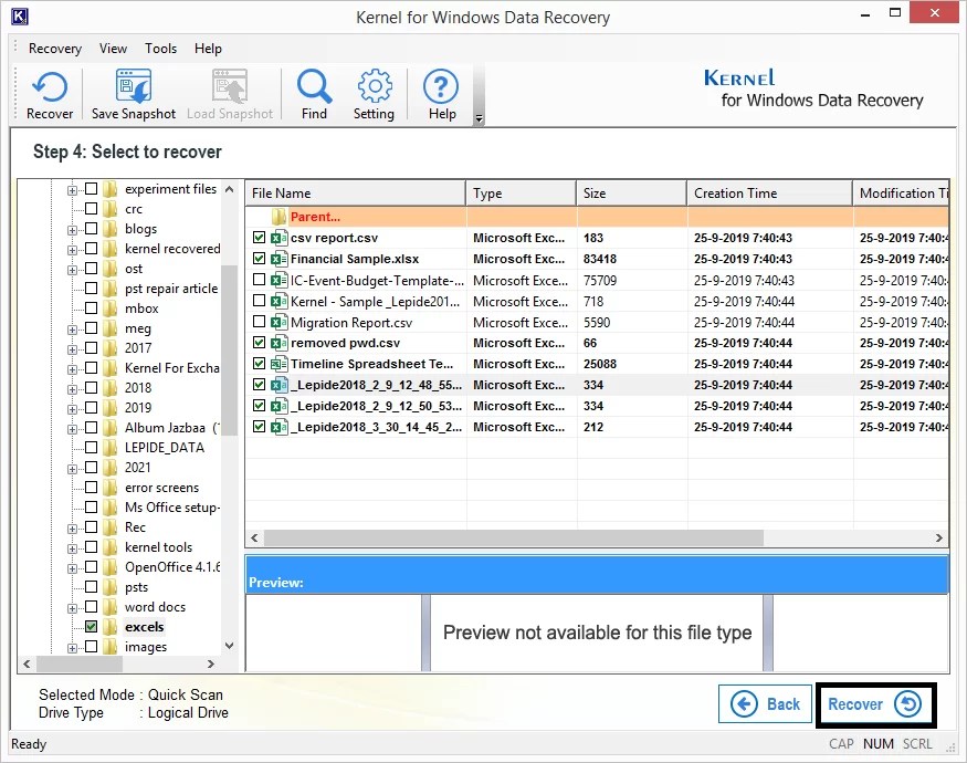 Free Way to Recover Permanently Deleted Excel Files