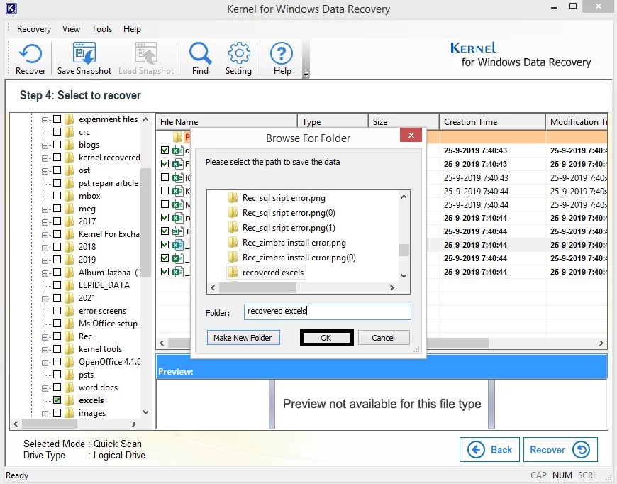 Free Way to Recover Permanently Deleted Excel Files