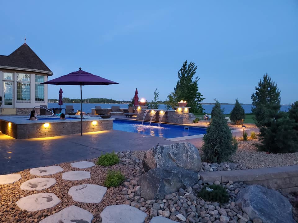 Swimming pool and outdoor living contractor categories