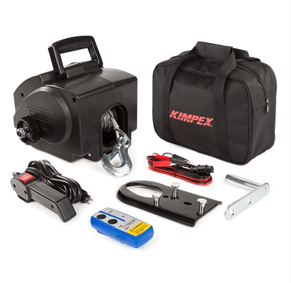PORTABLE WINCH 2500LBS KIMPEX Snowmobile, ATV, Motorcycle Kerr's