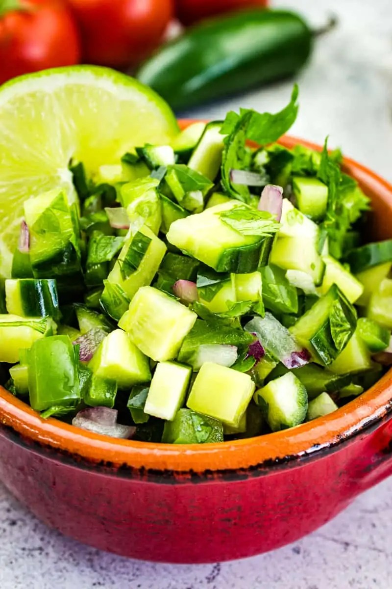 Keto Cucumber Salsa Keto Cooking Wins