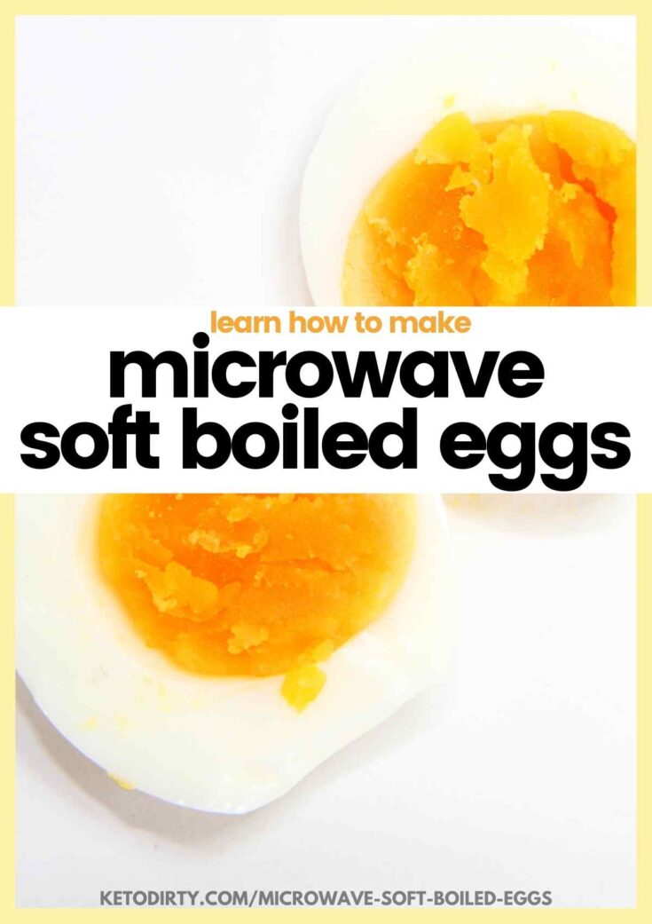 How To Microwave Soft Boiled Eggs In 6 Minutes Super Easy!