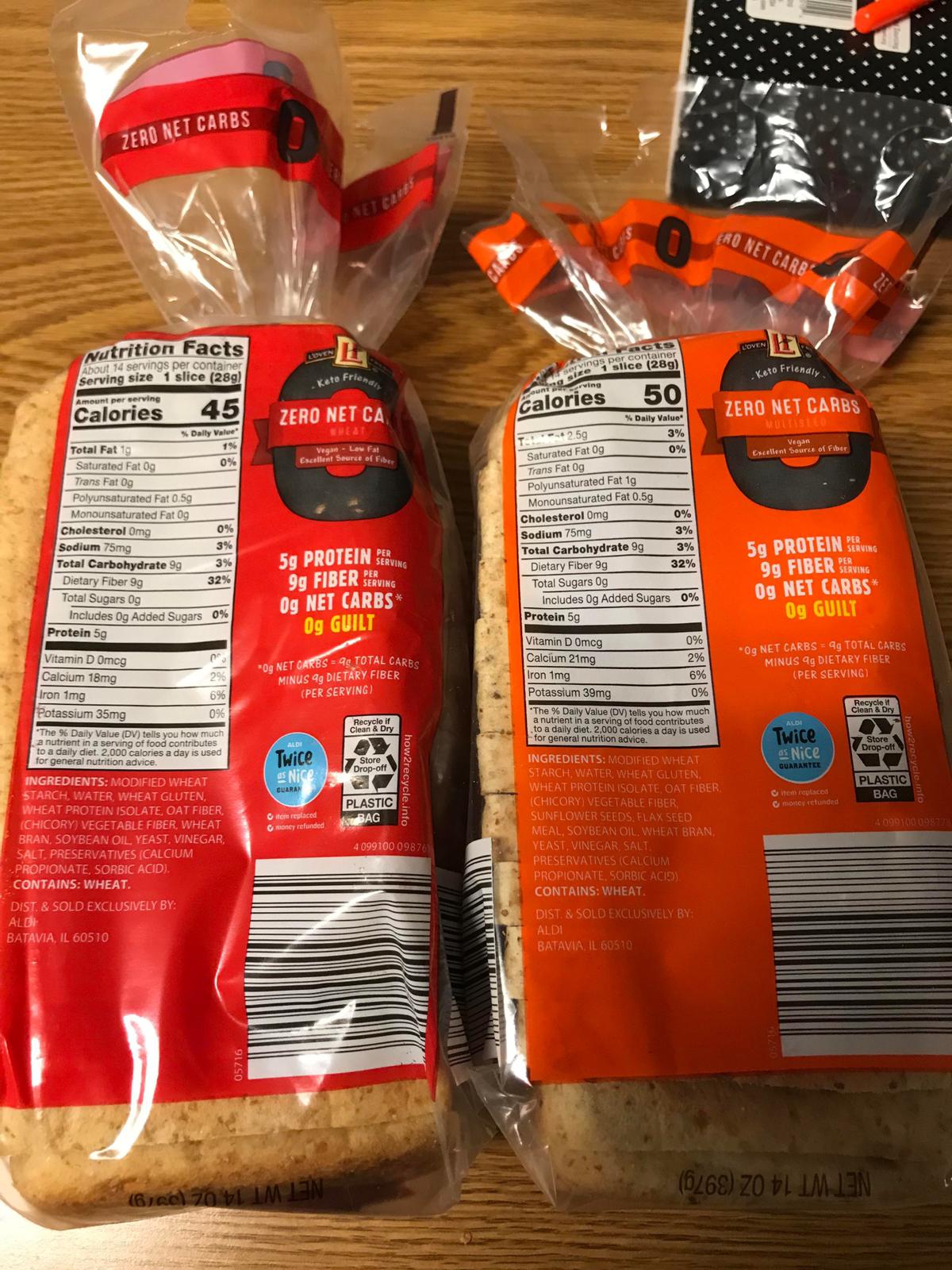 All About Aldi's Keto Bread (Wheat + Multiseed)