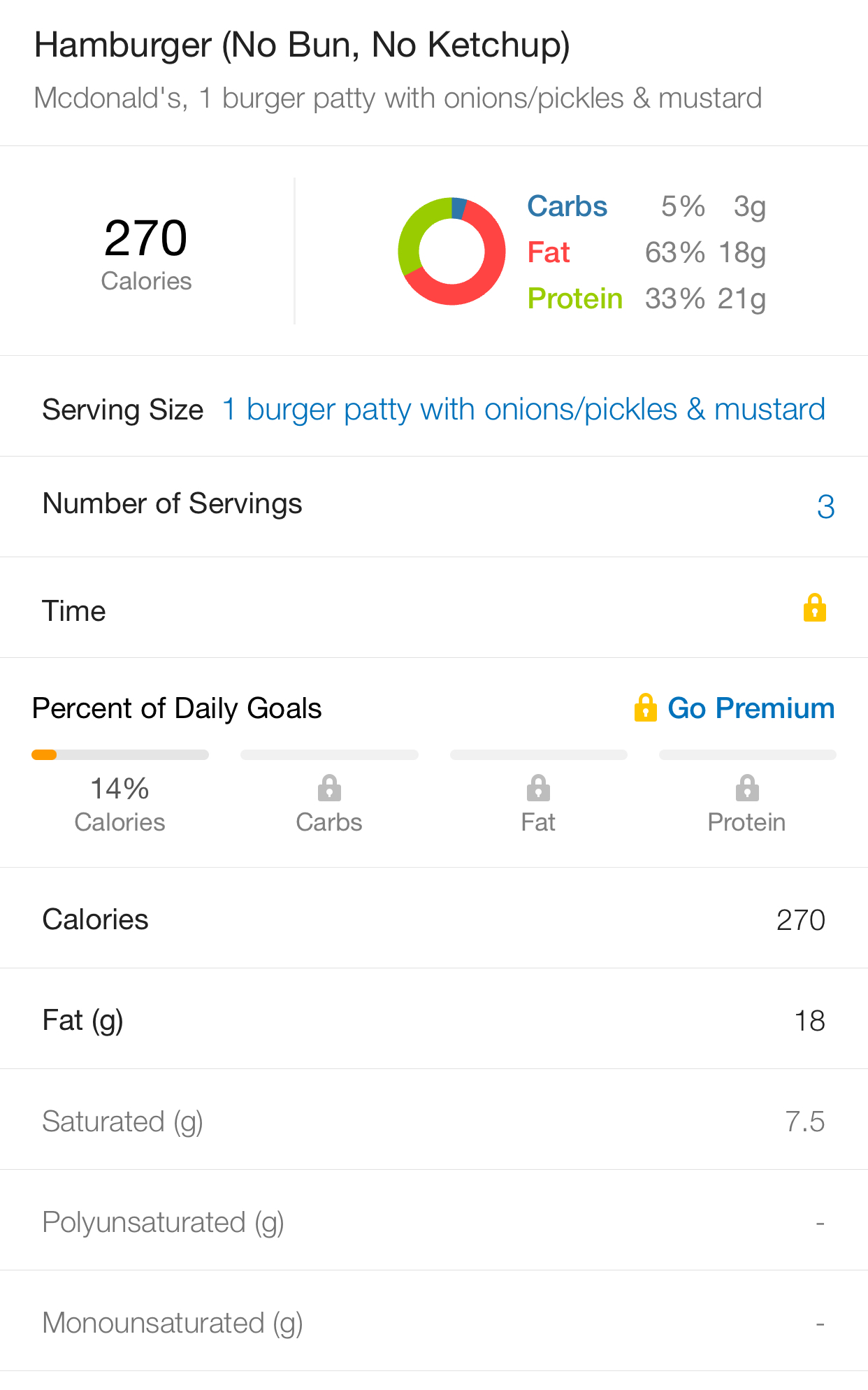 Nutrition Facts Mcdonald S Mcdouble No Bun Besto Blog