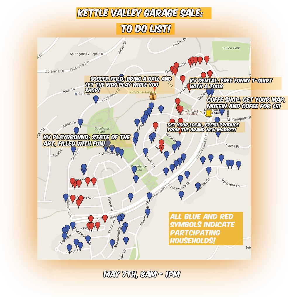 19th Annual Kettle Valley Giant Neighbourhood Garage Sale!