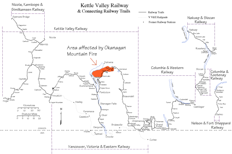 Cycling the Kettle Valley Railway Carmi Sub