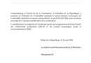 Décret portant convocation de l’Assemblée nationale