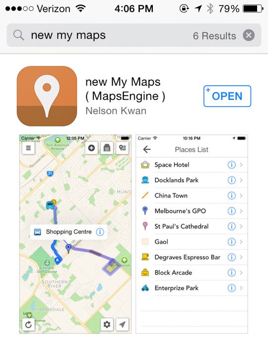 My Maps On Google Maps App
