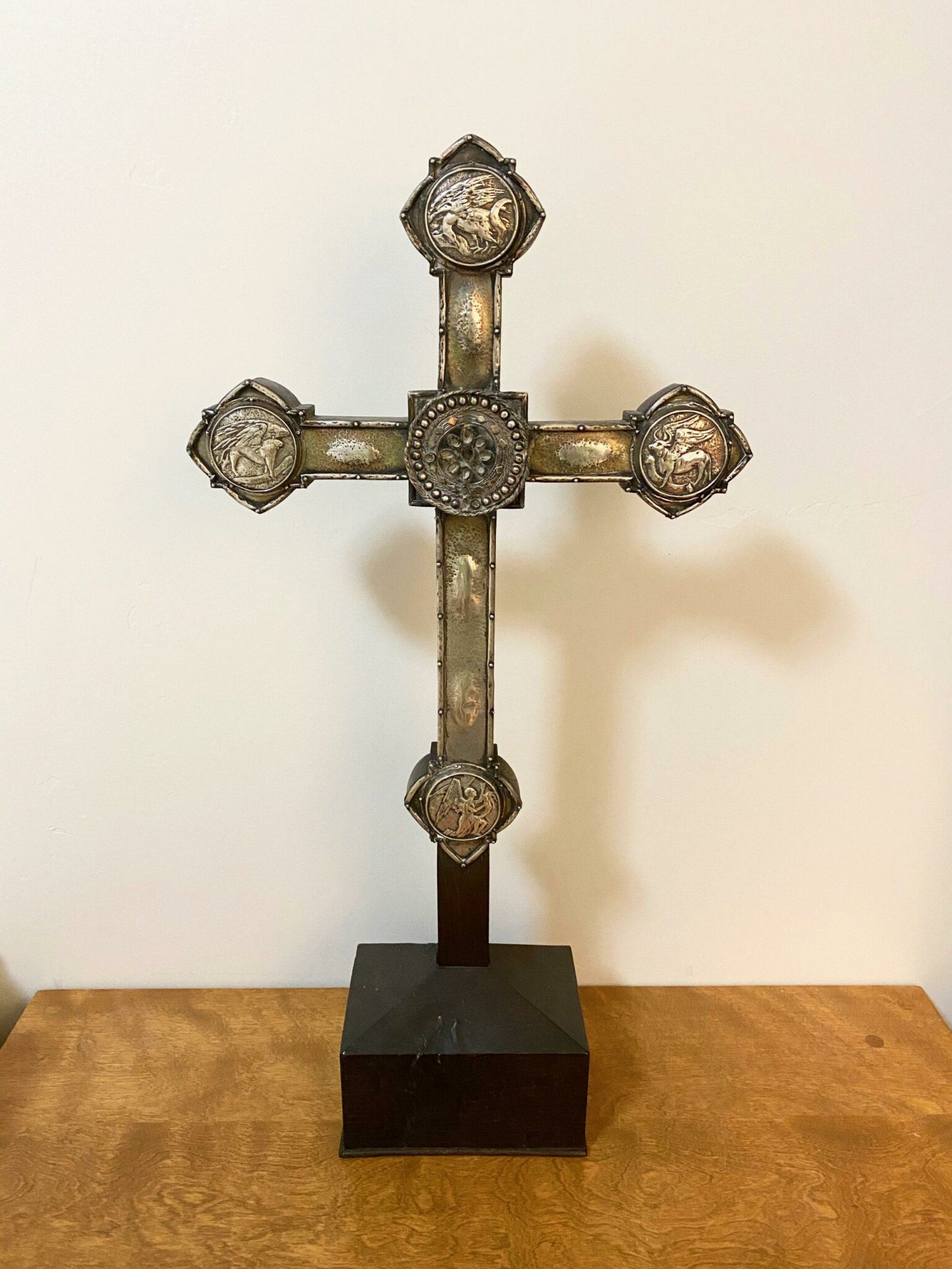 Antique Silver Clad Altar Cross Kevin Christopher Gallery