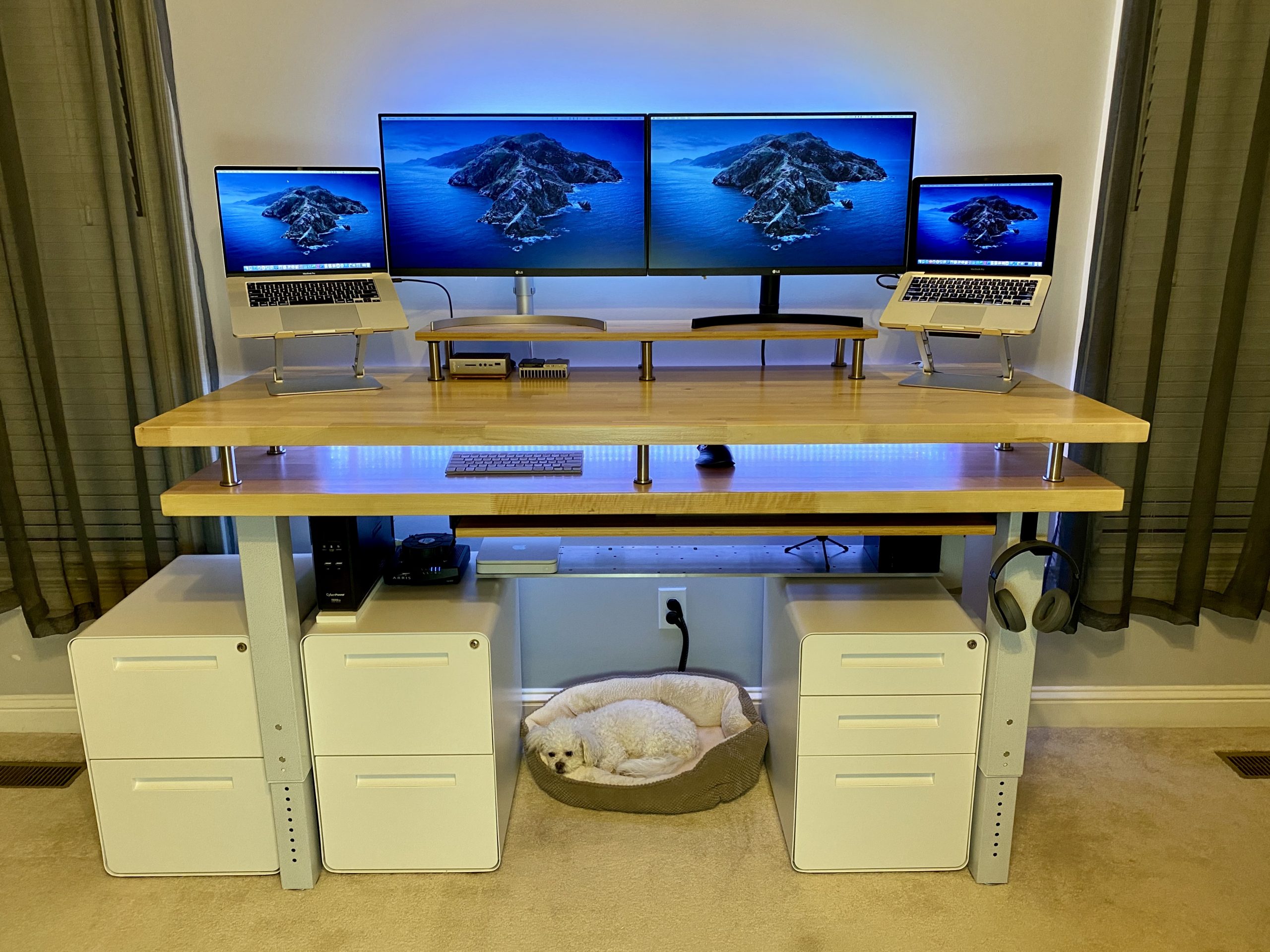 Video Editing Room Setup