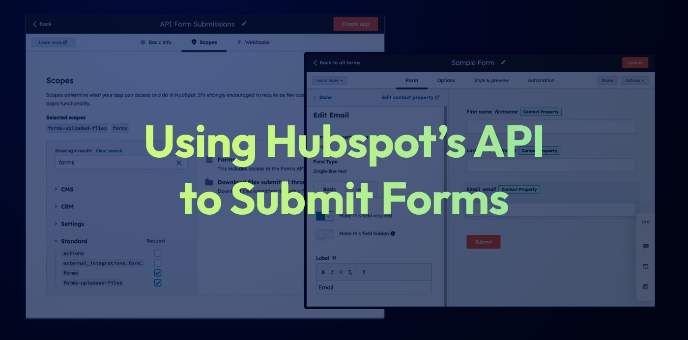 Using Hubspot's API to Submit Forms