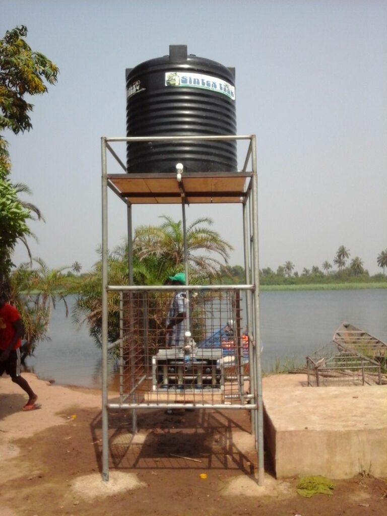 Providing clean water to remote villages the dialyzer filtration system