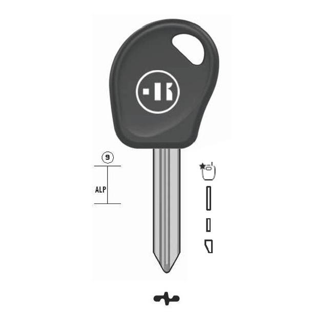 POD KEY KEYLINE PSA CN22TK (SX9, SIX3) Keycode