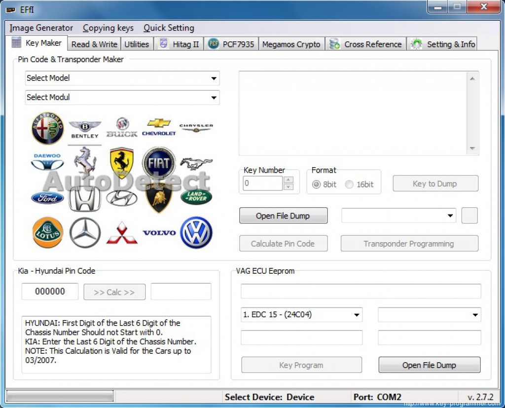 Free download ZedBull V508 & EFFi V2.7.2 173 module Car Key