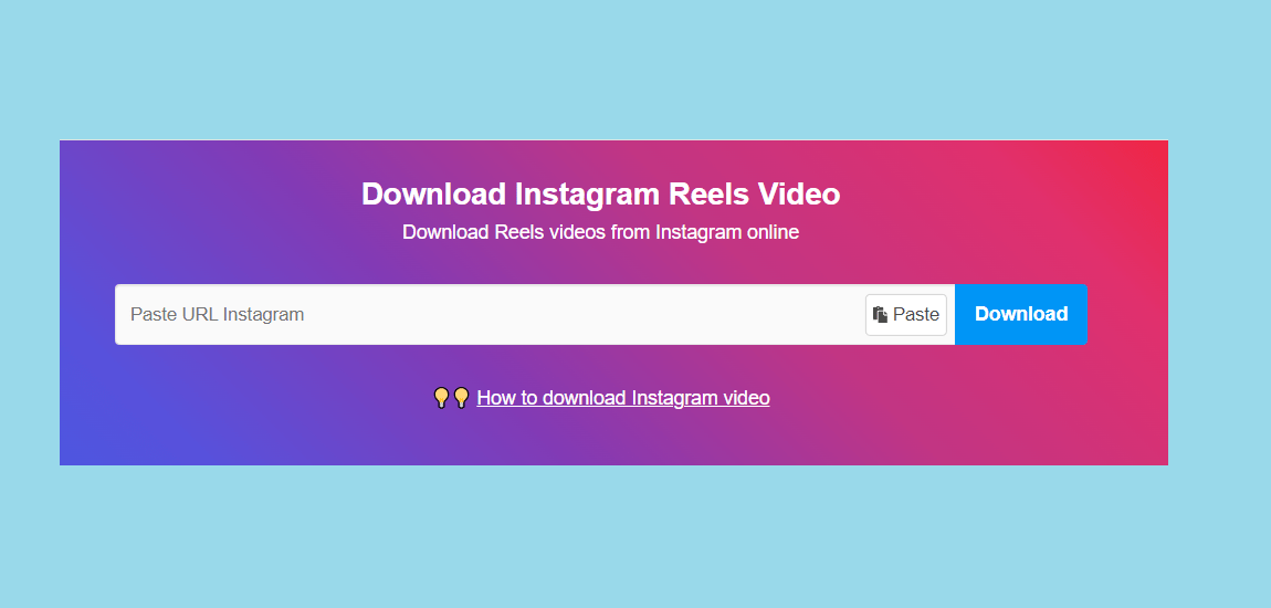 How To Download Instagram Reels Videos Using Instagram Downloader