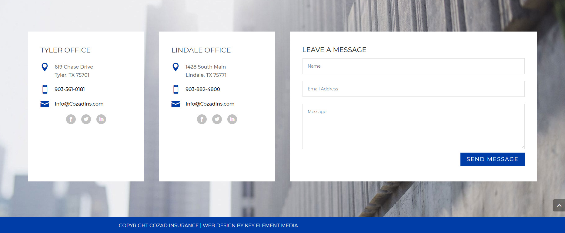  Design Cozad Insurance Key Element Media
