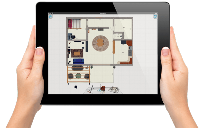 3d home design apps for iPad, iPhone Keyplan 3D