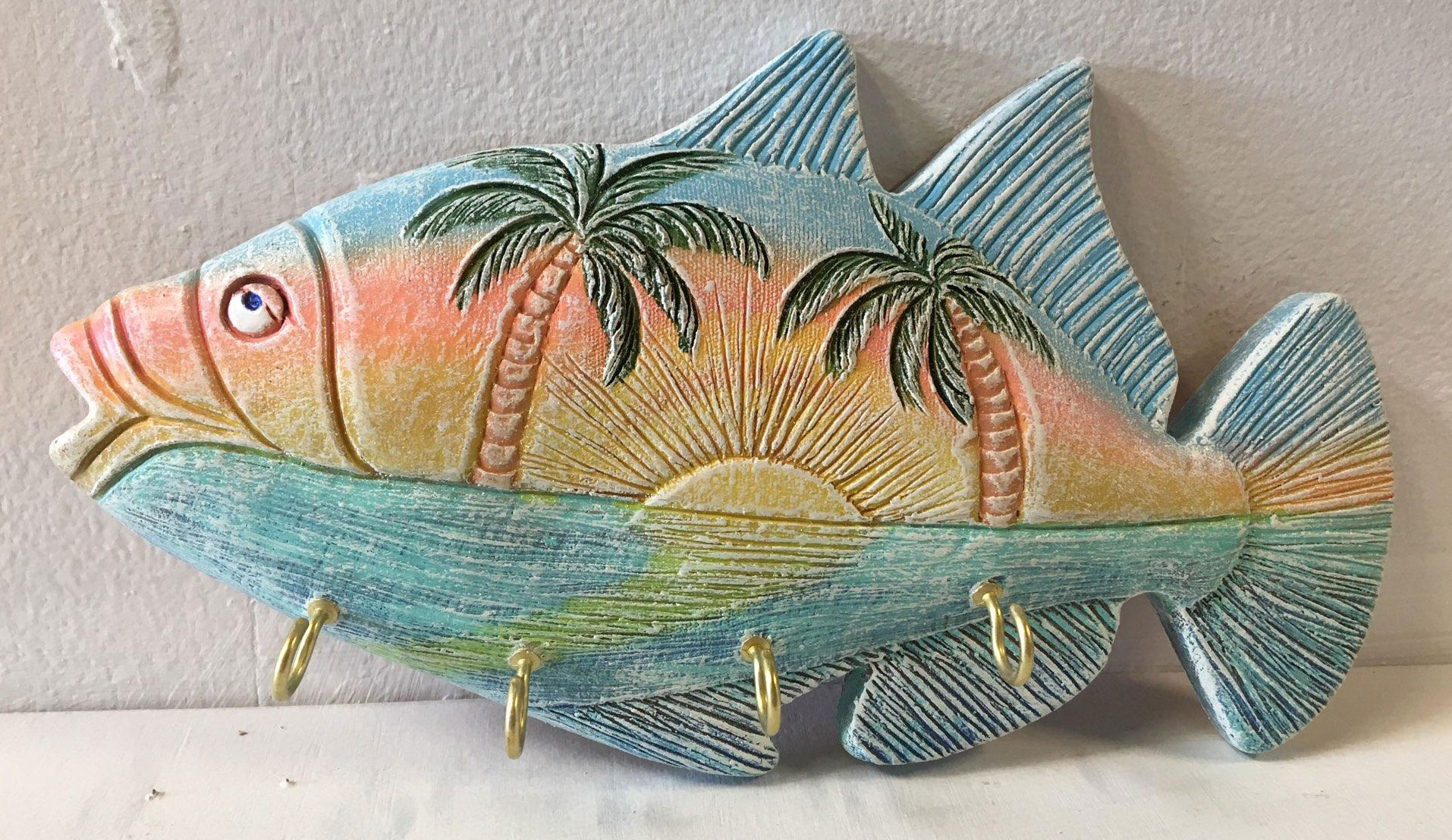 Ceramic Key Hook Key West  Store