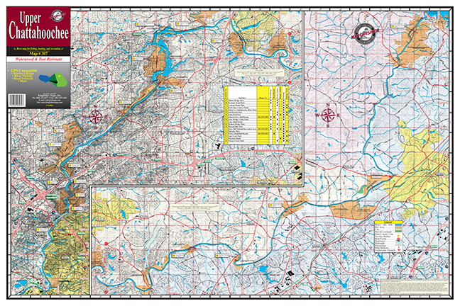 North Chattahoochee River 307 Kingfisher Maps, Inc.
