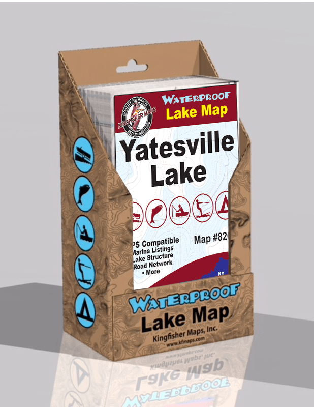 Yatesville Lake 820 18 PACK Kingfisher Maps, Inc.
