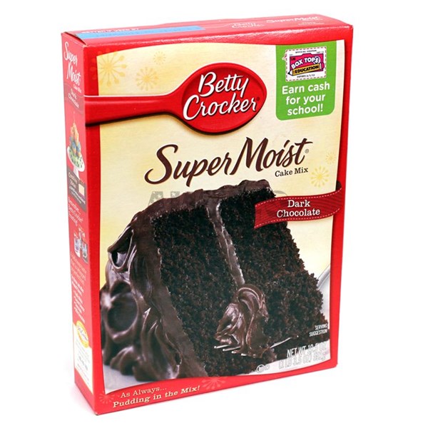 BETTY CROCKER Super Moist Dark Chocolate Cake Mix 552g Khampasert