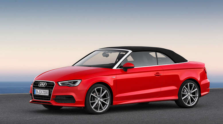 Audi A3 Cabrio, Seitenansicht, Verdeck geschlossen, 2013, Foto Audi