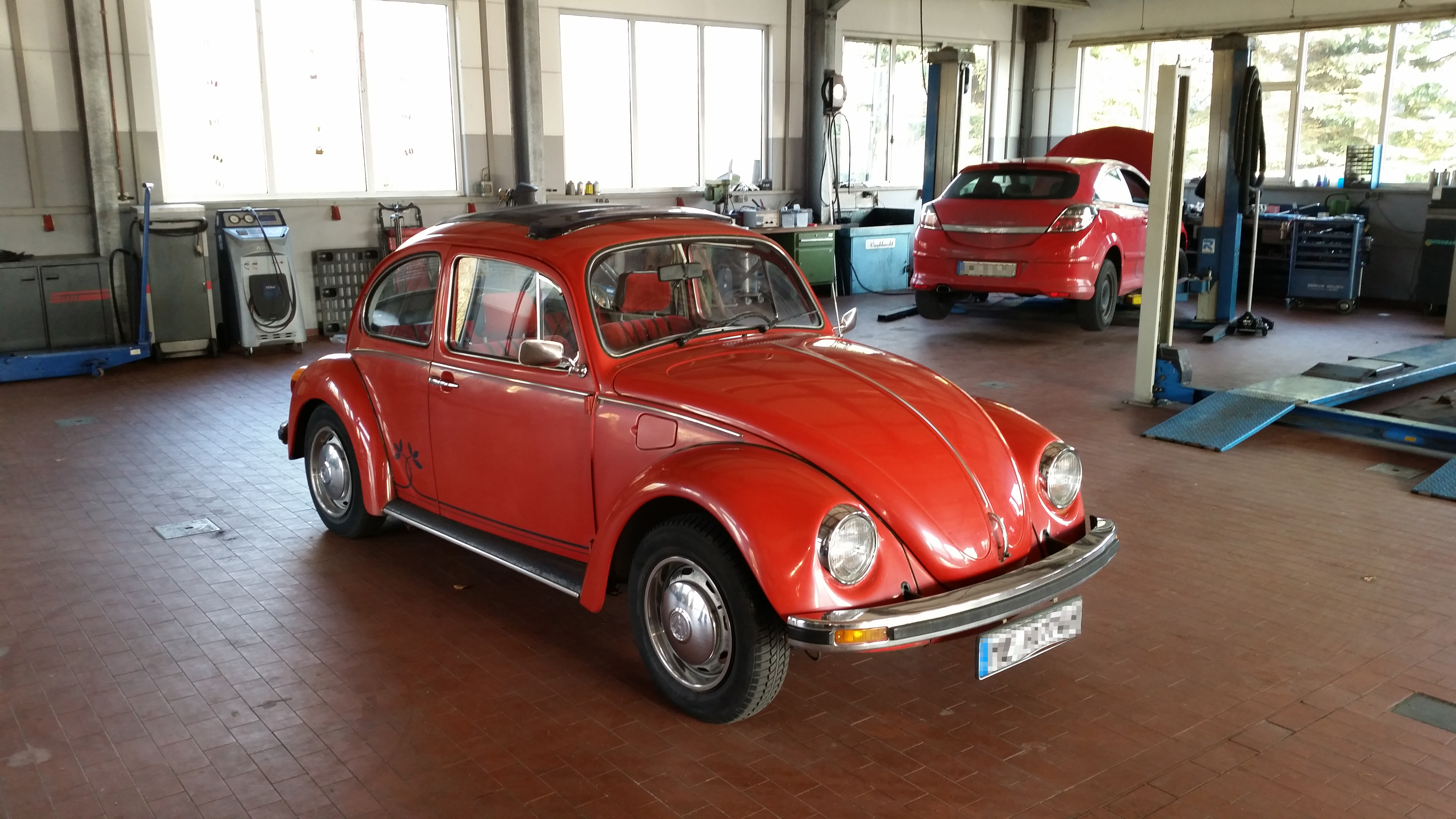 VW Käfer 1200 Kfz Meisterbetrieb Wolf
