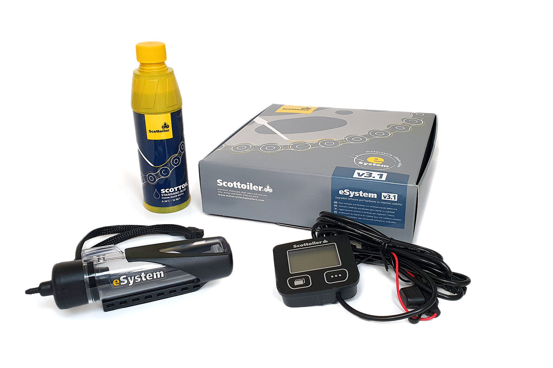 Scottoiler eSystem v3.1 Electronic Chain Oiler KGB Motorcycle