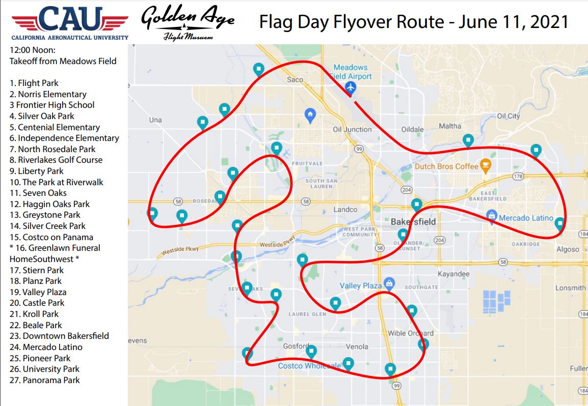 California Aeronautical University, Golden Age Flight Museum conduct