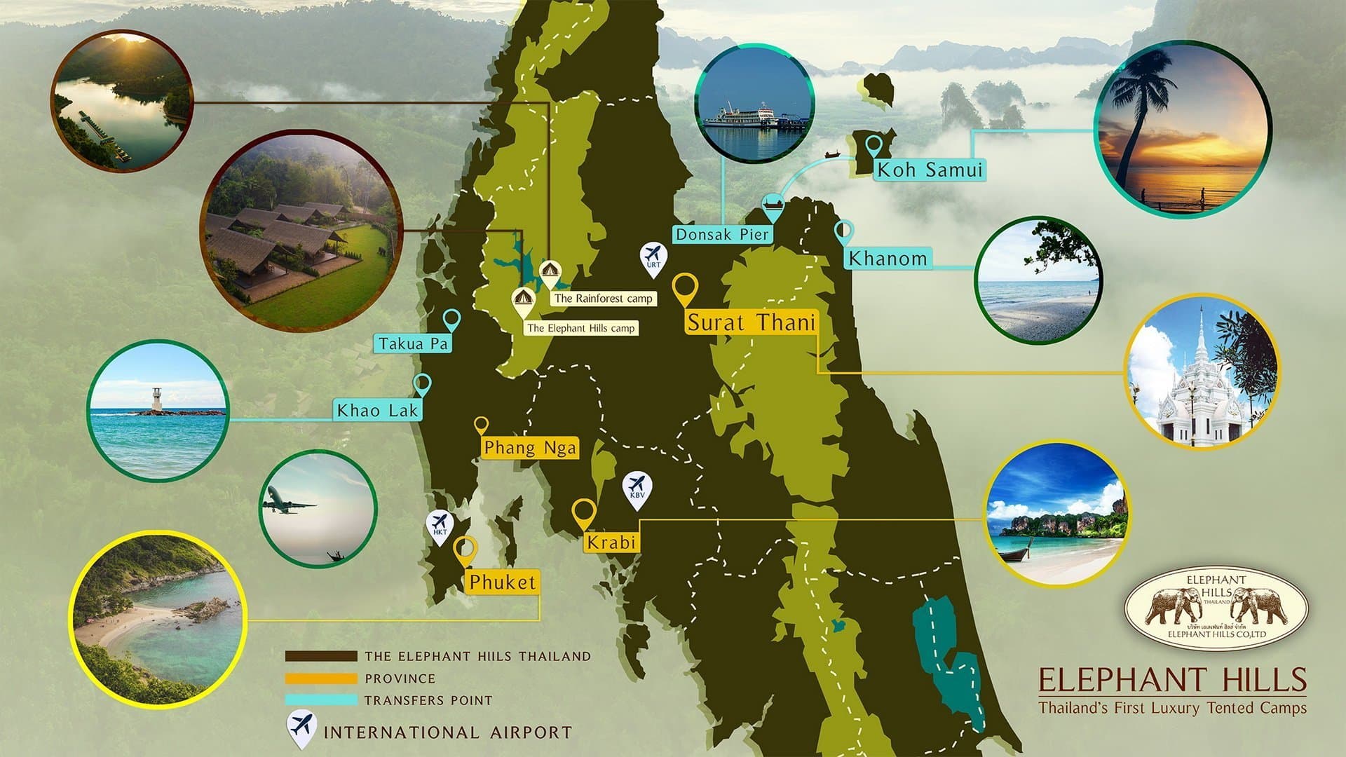 Carte Thailande Khao Sok KHAO SOK National Park, Thailand