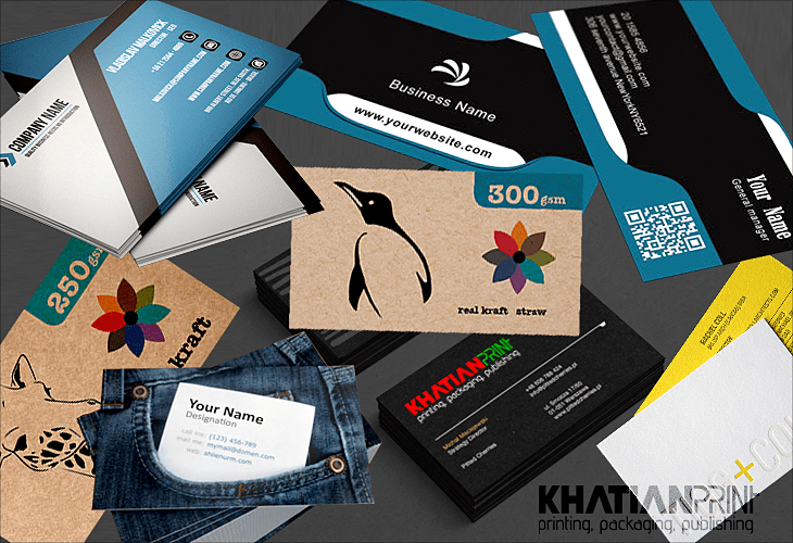 creative business card print shop artistic innovative modern crafted