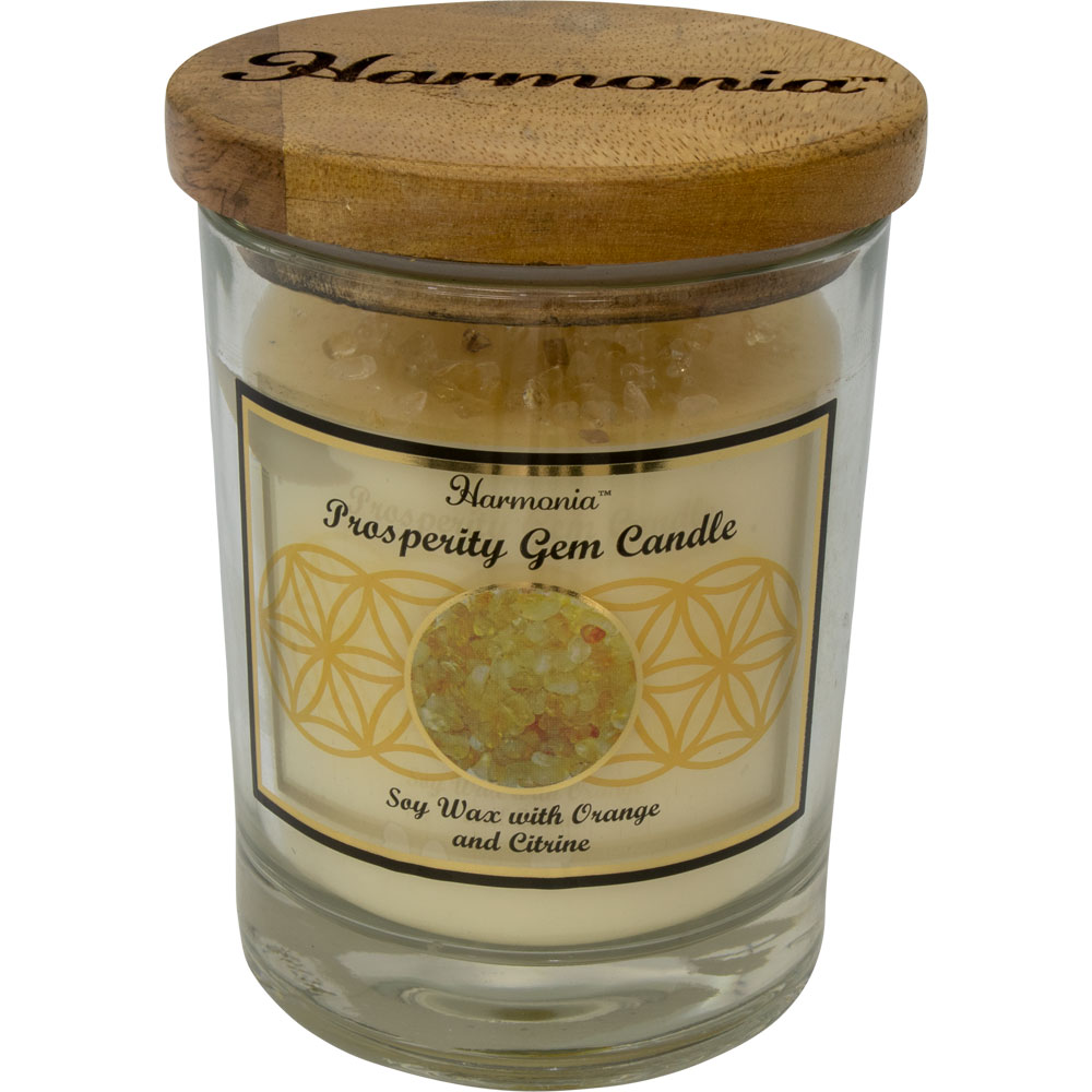 Harmonia Soy Gem Candle Prosperity Citrine (Each) Kheops International