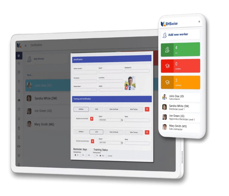 Training Record Management Software EHSwise