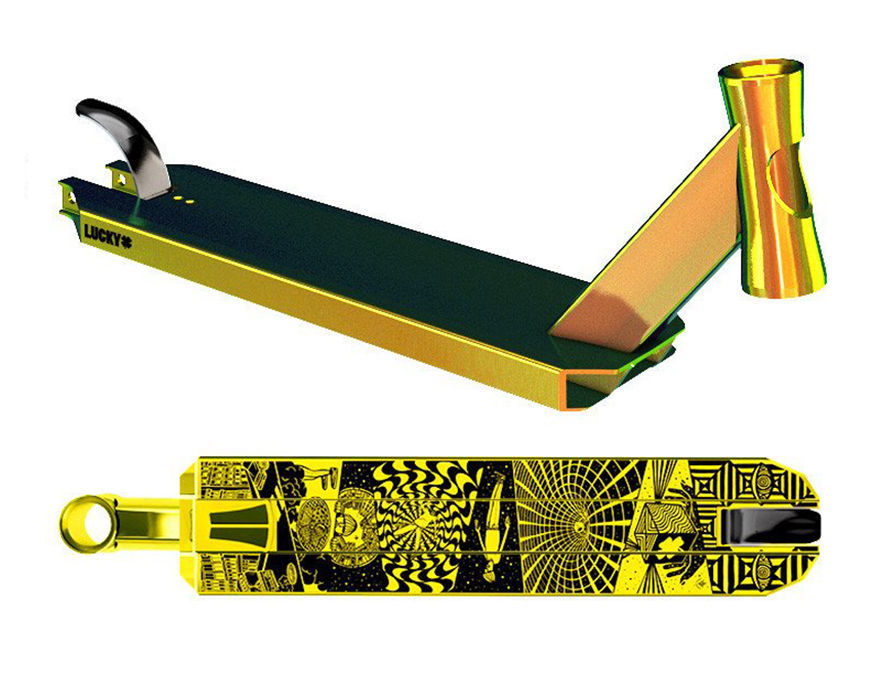 Lucky Scooter Deck Prospect Neo Gold