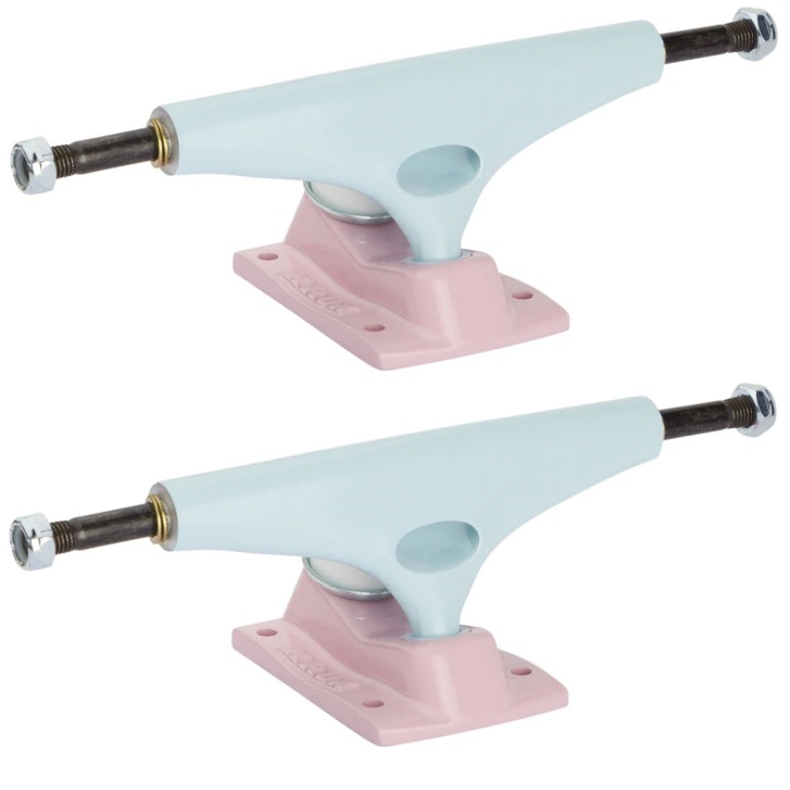 Krux DLK Standard K5 Pale Blue Pink Set of 2 Skateboard Trucks
