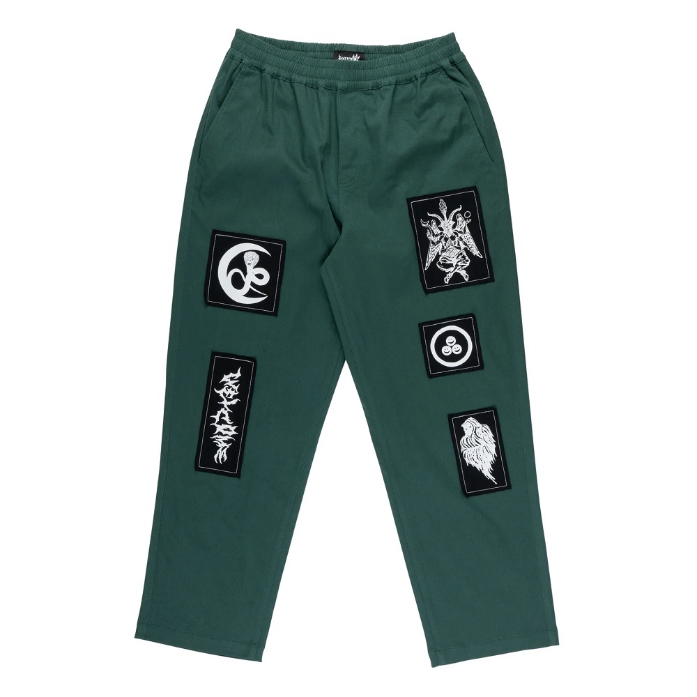 Skateboards Volume Elastic Patches Evergreen Pants