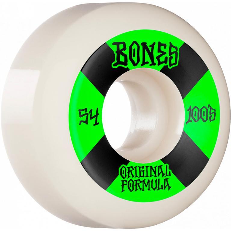Bones Skateboard Wheels 54mm 100's Green V5