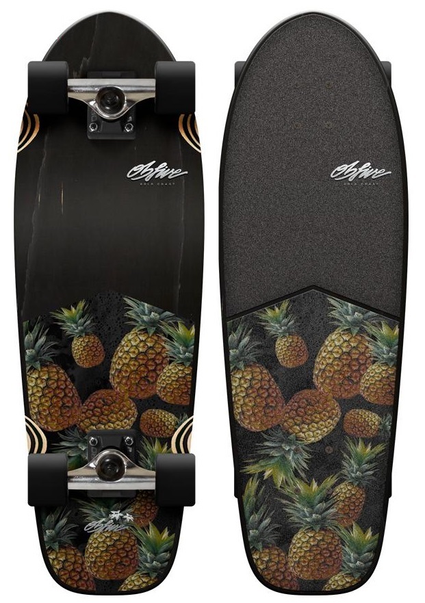 Obfive Smoked Pineapple Cruiser Skateboard Complete