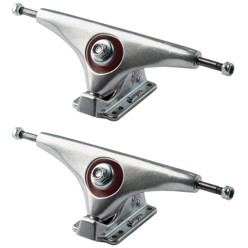 Gullwing Charger Silver Pair Skateboard Trucks