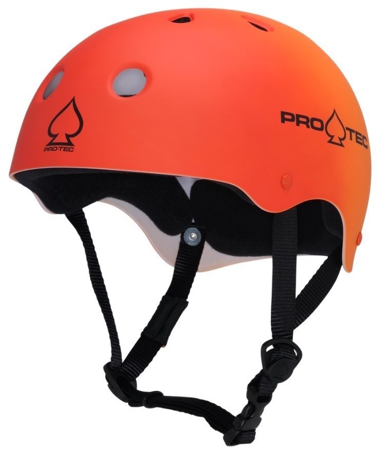 Protec Classic Skate Helmet Red Orange Fade Size Extra Small Skate