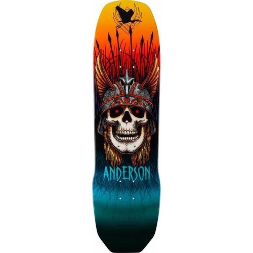 Powell Peralta Skateboard Deck Flight Andy Anderson Heron Shape 289