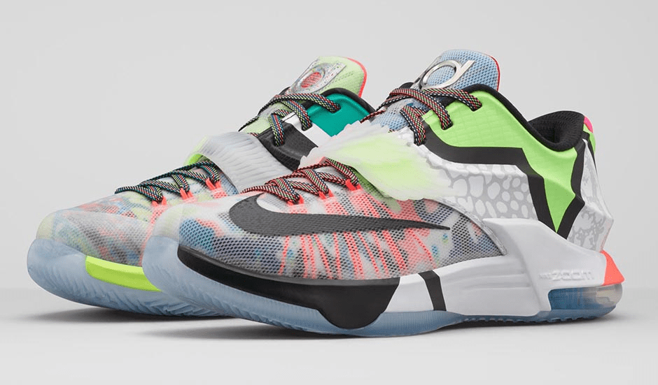 Nike KD7 ‘What The’ merges 18 shoes into one | Kickspotting