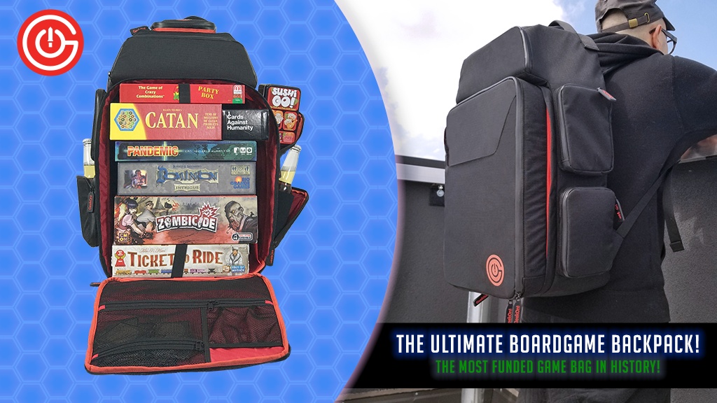ボードゲーム運搬に特化しまくったリュック。友達の家に持っていくのに最適? Ultimate Boardgame Backpack